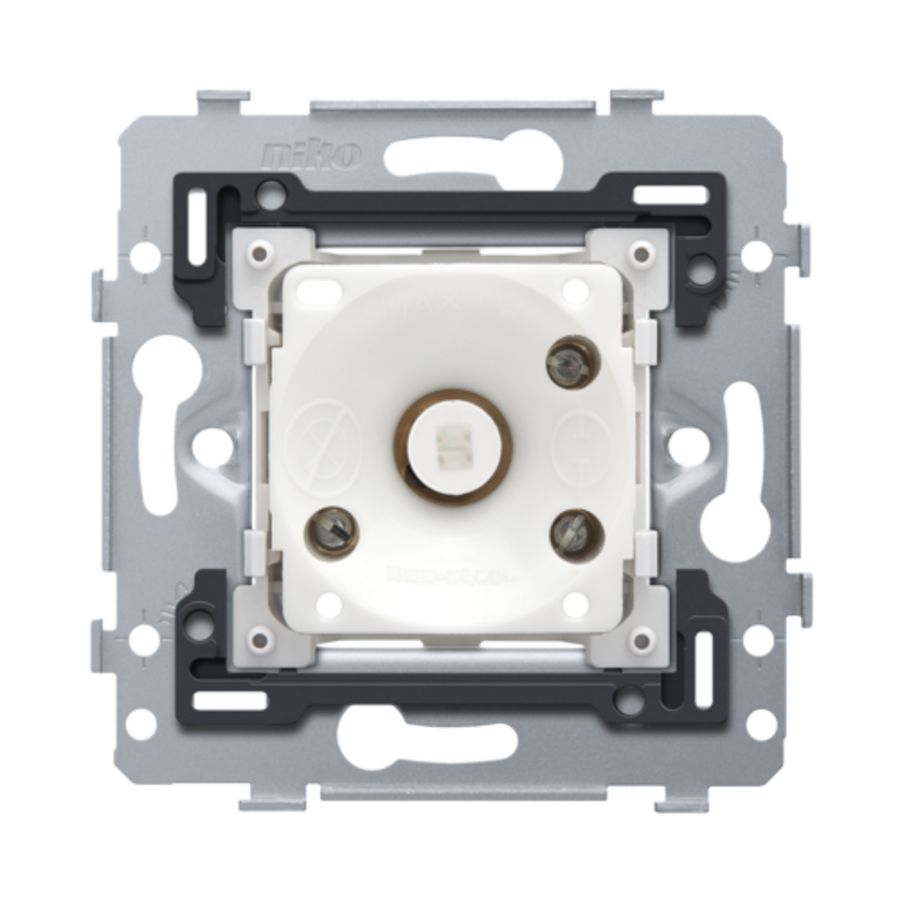 Sokkel drukknop N.O. 6A amberkleurige led E10-lampvoeding