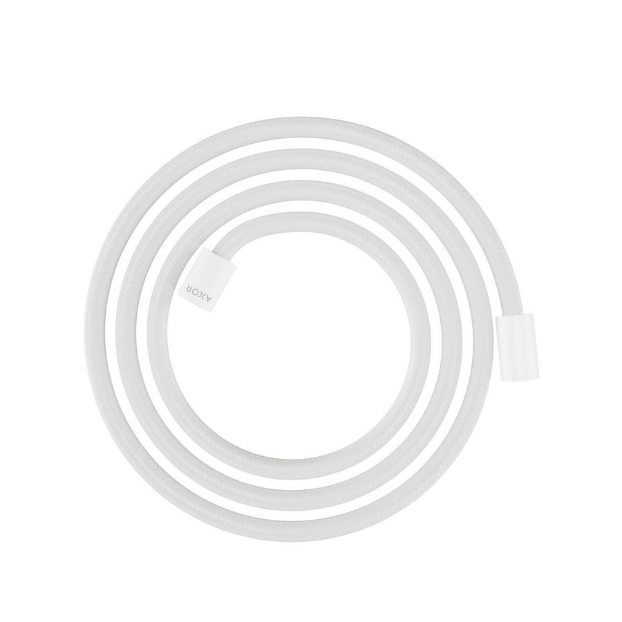 AXOR ShowerSolutions Textiel doucheslang 2 m met conische en cylindrische moer mat wit 28291700