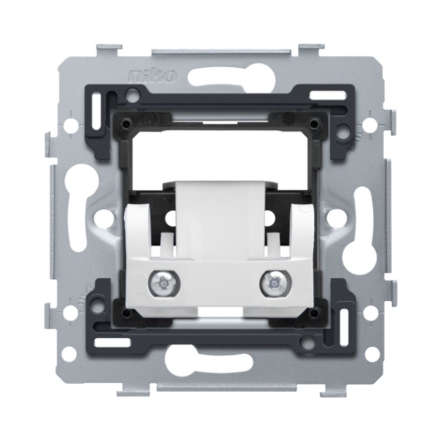 Blindplaat met trekontlasting schroefbevestiging