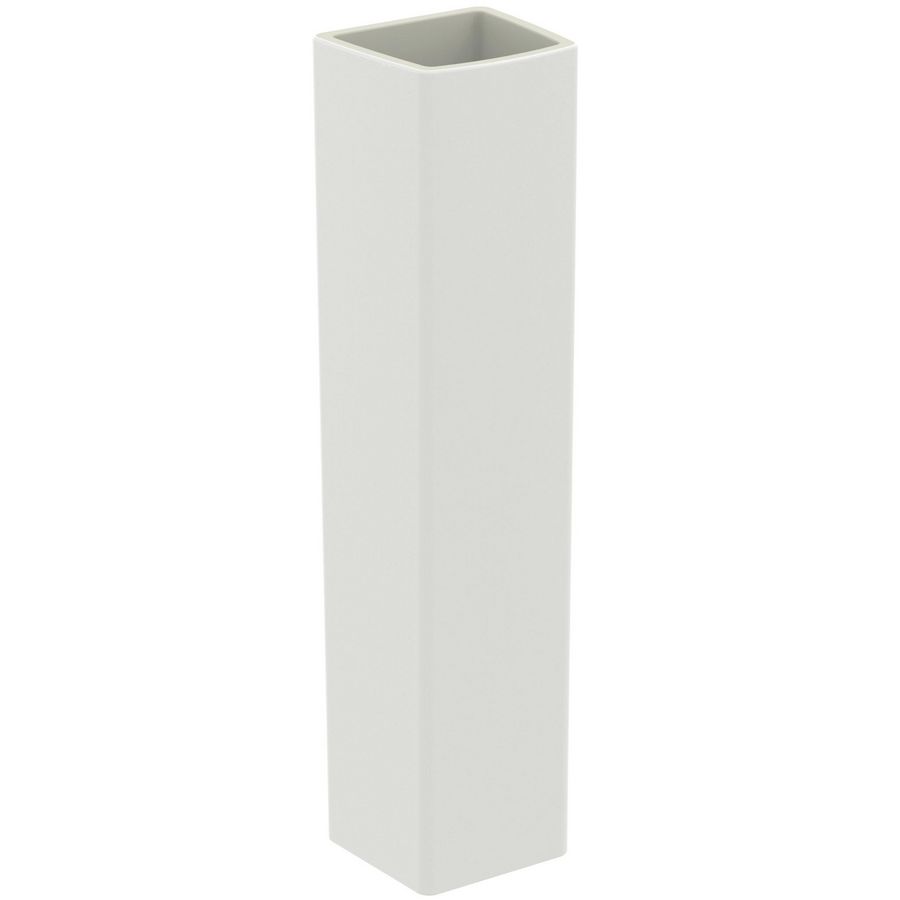conca zuil voor opbouwwastel rechthoekig silk white T3880V1