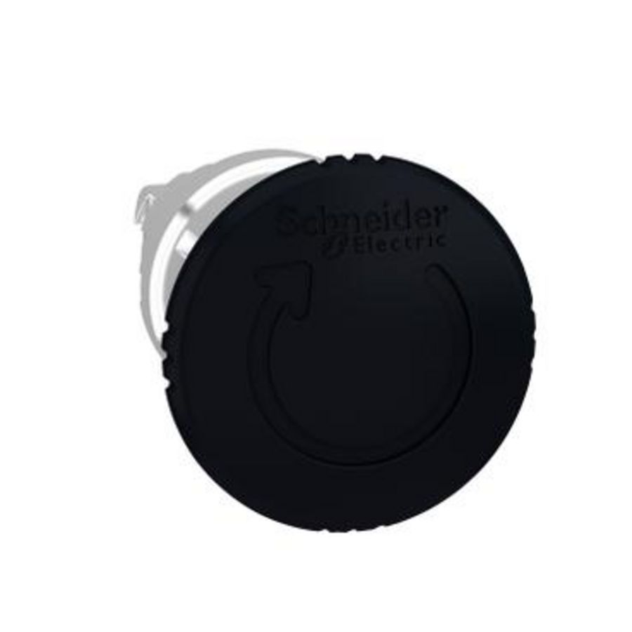 Kop noodstop 40 draaien om te ontgrendelen 22mm Zwart z.