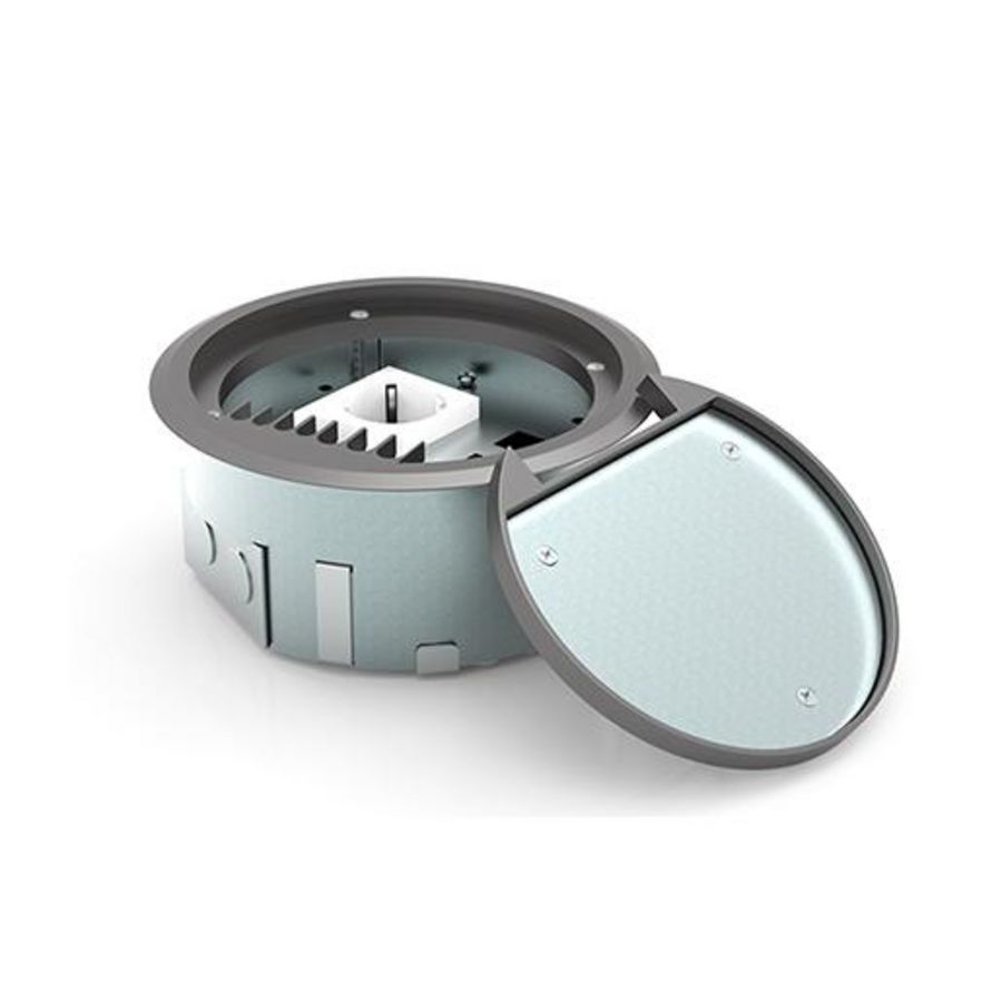 Vloerpot instort 75mm 2x WCD 4x datasp. rond diam.161