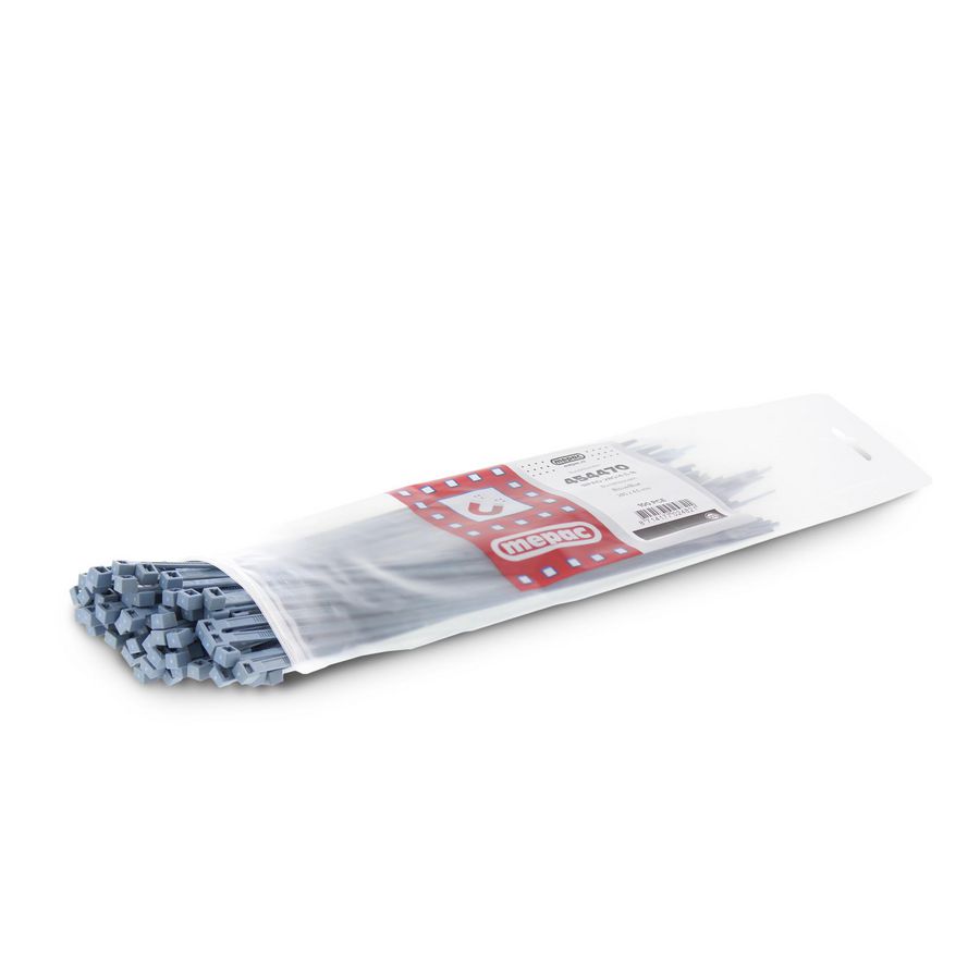Zak a 100st. bundelband magn. detecteerbaar 280X4,5mm blauw