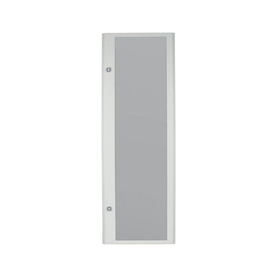 Deur IP30 links met glas HxB=400x1996.5mm staal wit