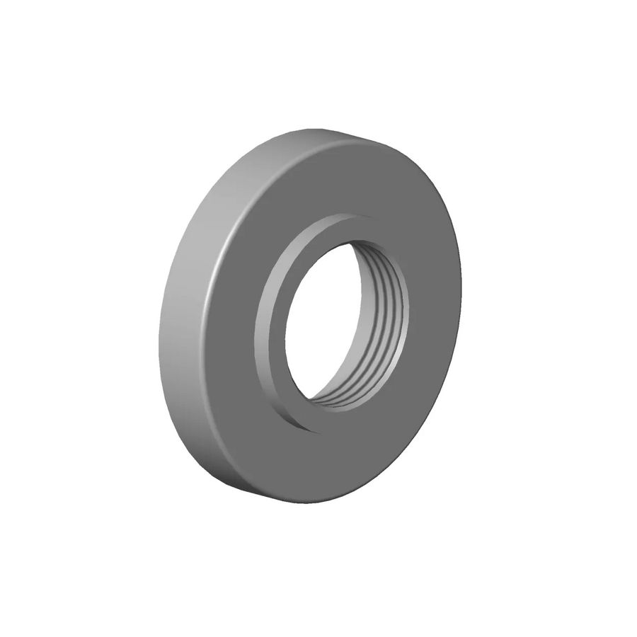 Rozet 55x12mm Messing gebors. (23kt Goud)