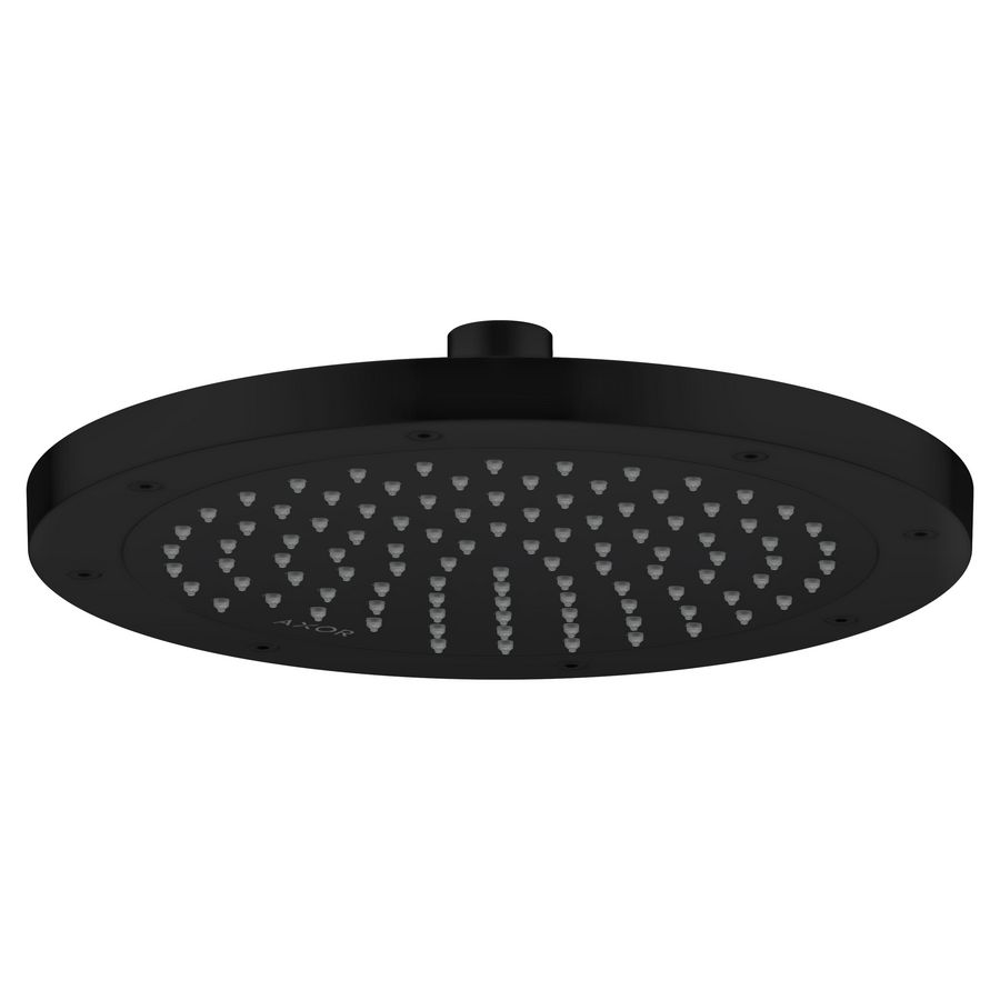 AXOR hoofddouche 245 1 straalsoort EcoSmart+ mat zwart