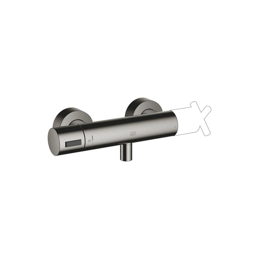 Douchethermostaat v. wandmontage Dark Chrome 34443979-19