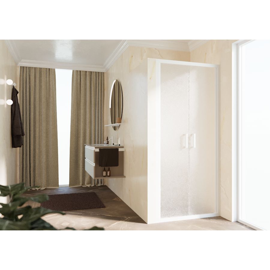 Deur Zeph 2.0 2B 66 2-Delige Klapde.66-72 Niva Wit Mat