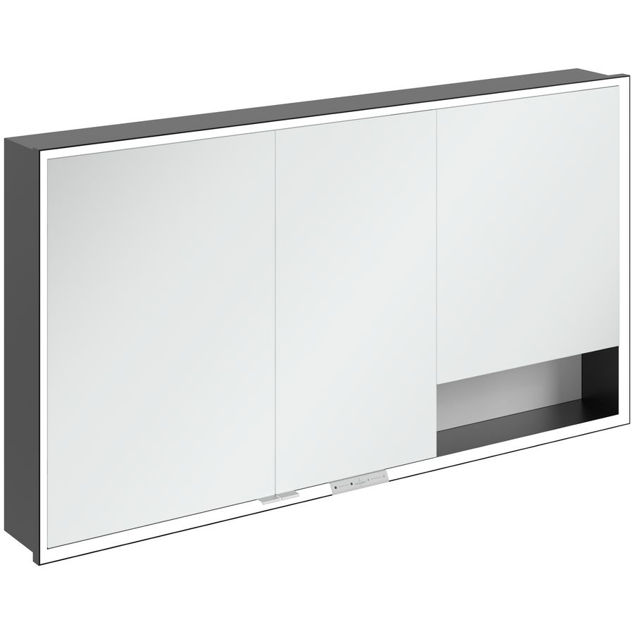 Inbouw-spiegelkast My View+ 1400x750x168mm Pure White
