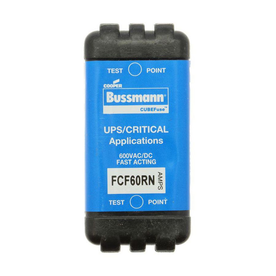 Zekering laagsp. 60A AC 600V DC 600V 300kA 26x29x55 VVE=12