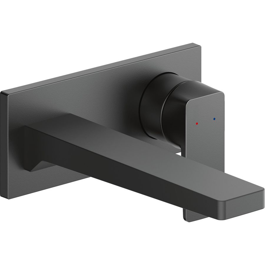 Manhattan 1-hendel wastafelmengkraan zw. M 170x205x100mm