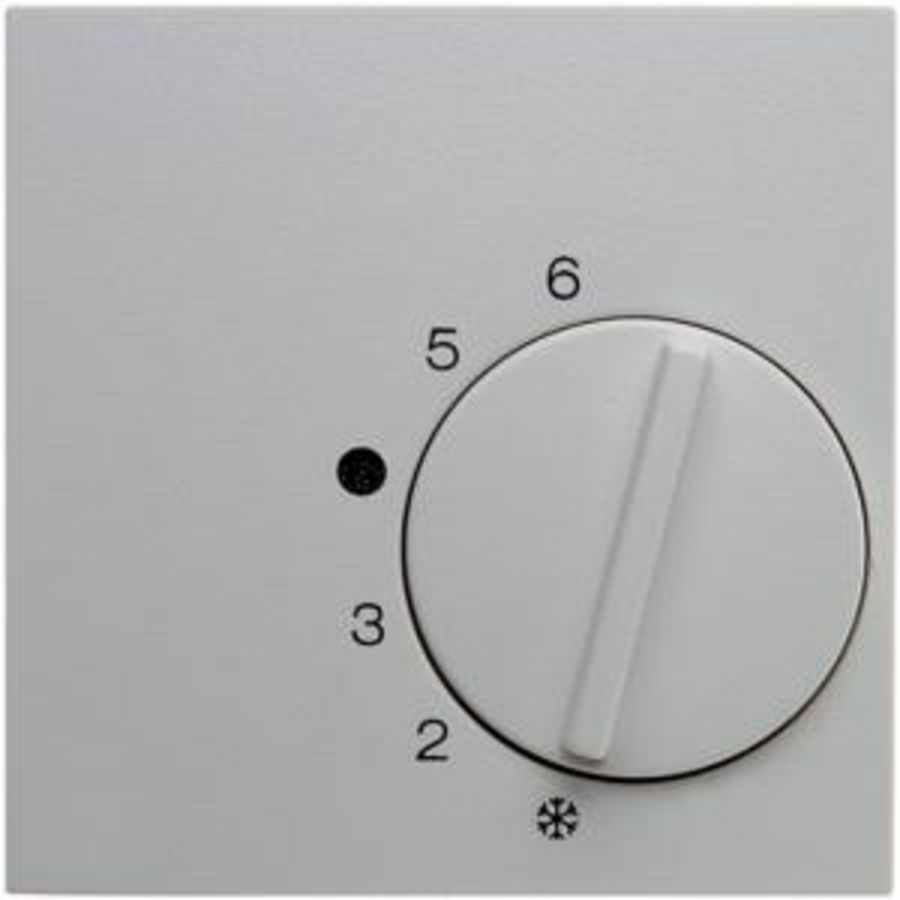 Centraalstuk regelknop kamerthermostaat polarwit glans S.1/