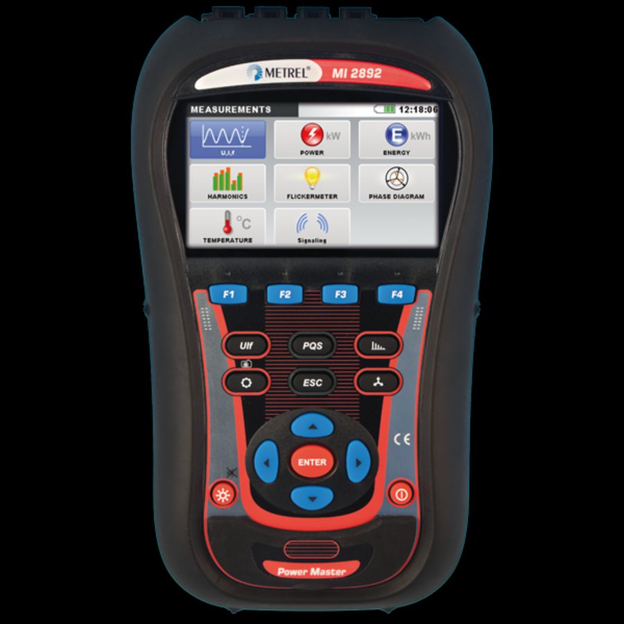Meetinstrument PQ Analyzer Master MI2892AD incl 4 stroomsens