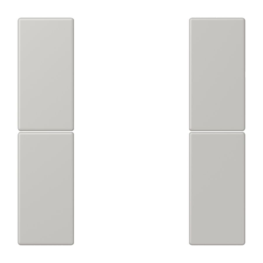 Tastafdekking F50 2-voudig compleet LC32013 KNX