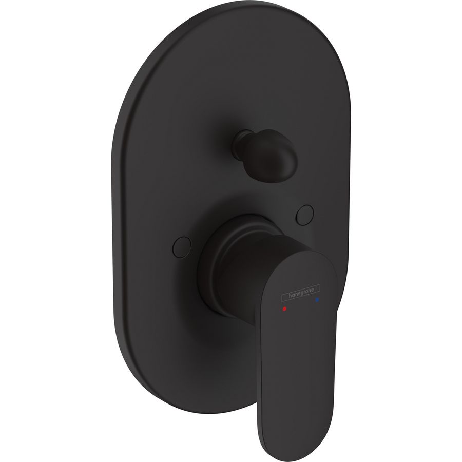 Afbouwdeel Vernis Blend inbouw badmengkraan 1-hendel mat zwart