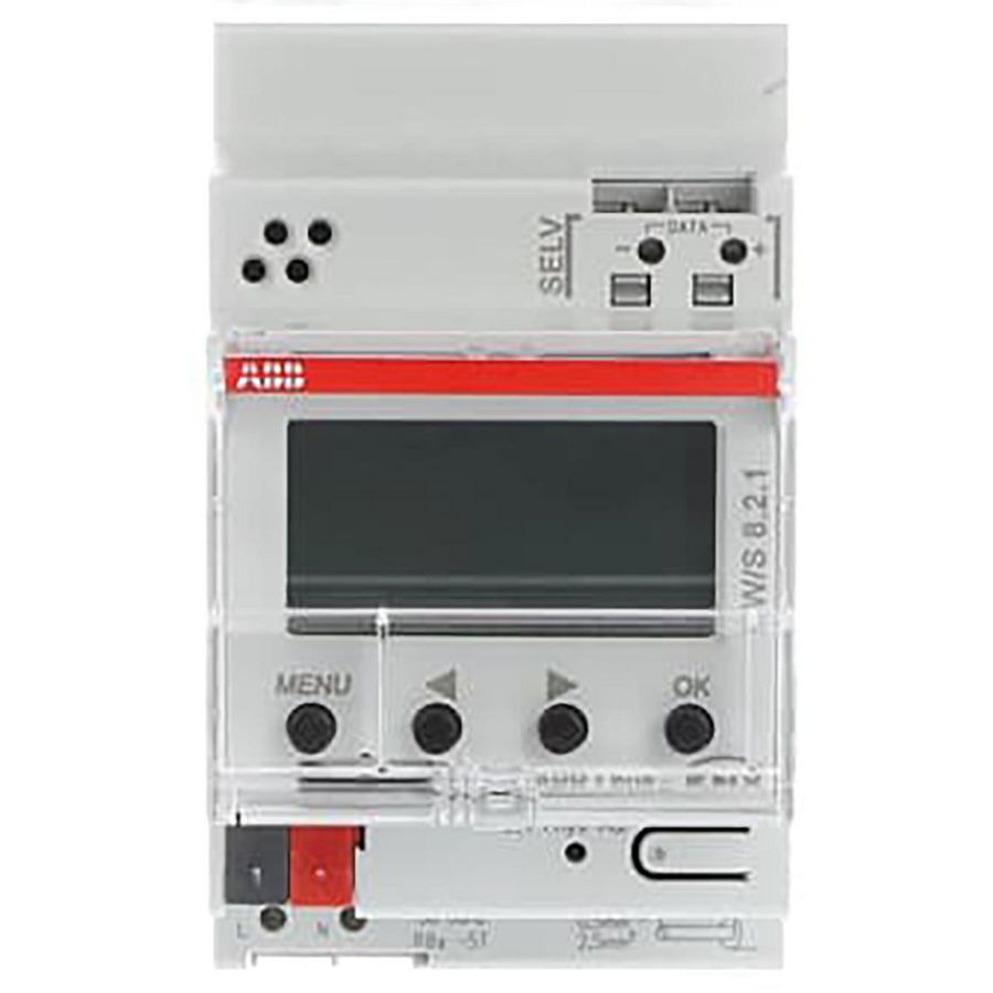 Jaarschakelklok KNX 8-kanaals DCF/GPS voorbereid DIN-rail