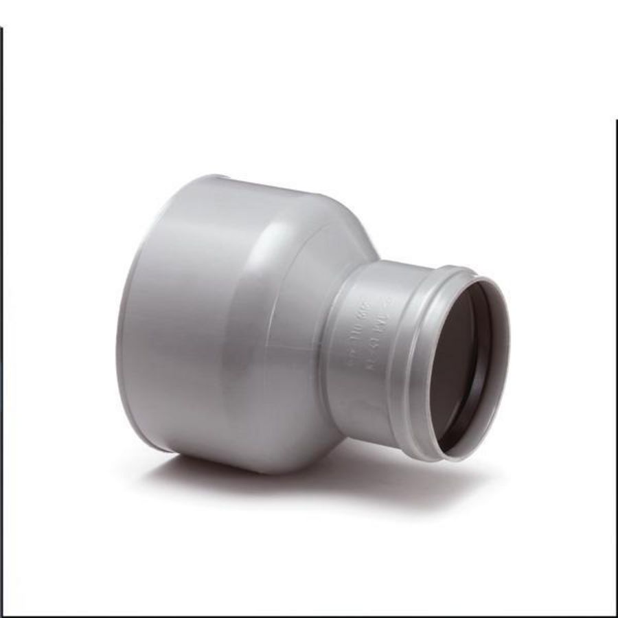 PVC manchet overgangsstuk PVC/gres 110x180mm SN4 grijs