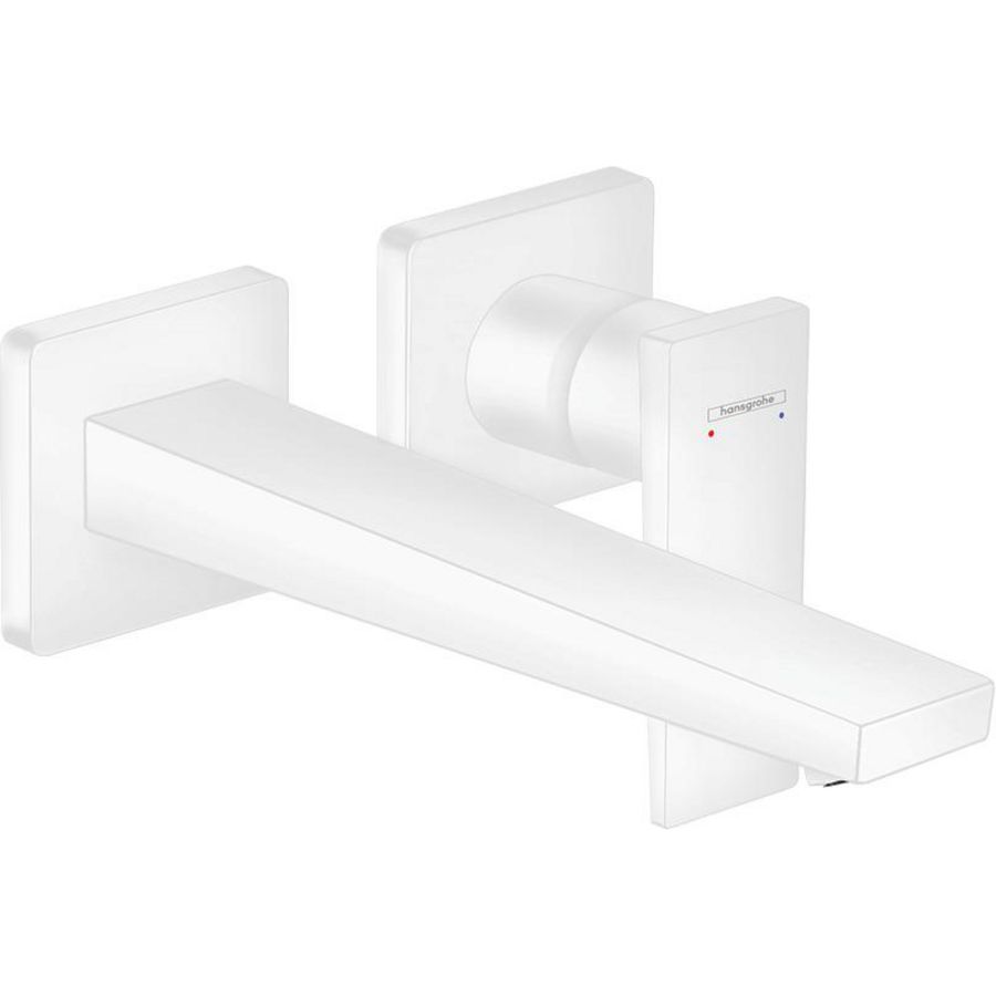 Wastafelmengkraan 2-gats Metropol 32526700 mat wit