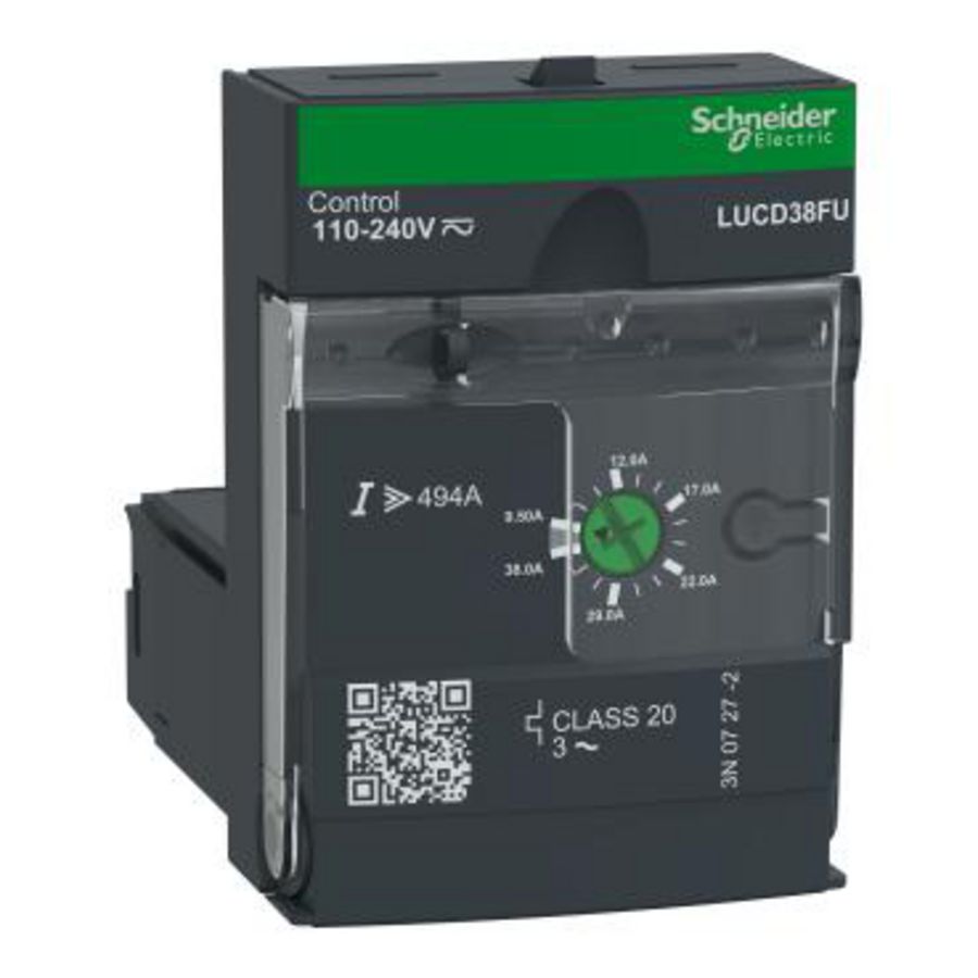 Control unit U 9.5-38A 3P motors protection & diagn Advanced