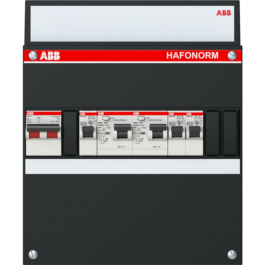 Installatiekast stekerb 3 groep achter 1 aardleksch 2-poli