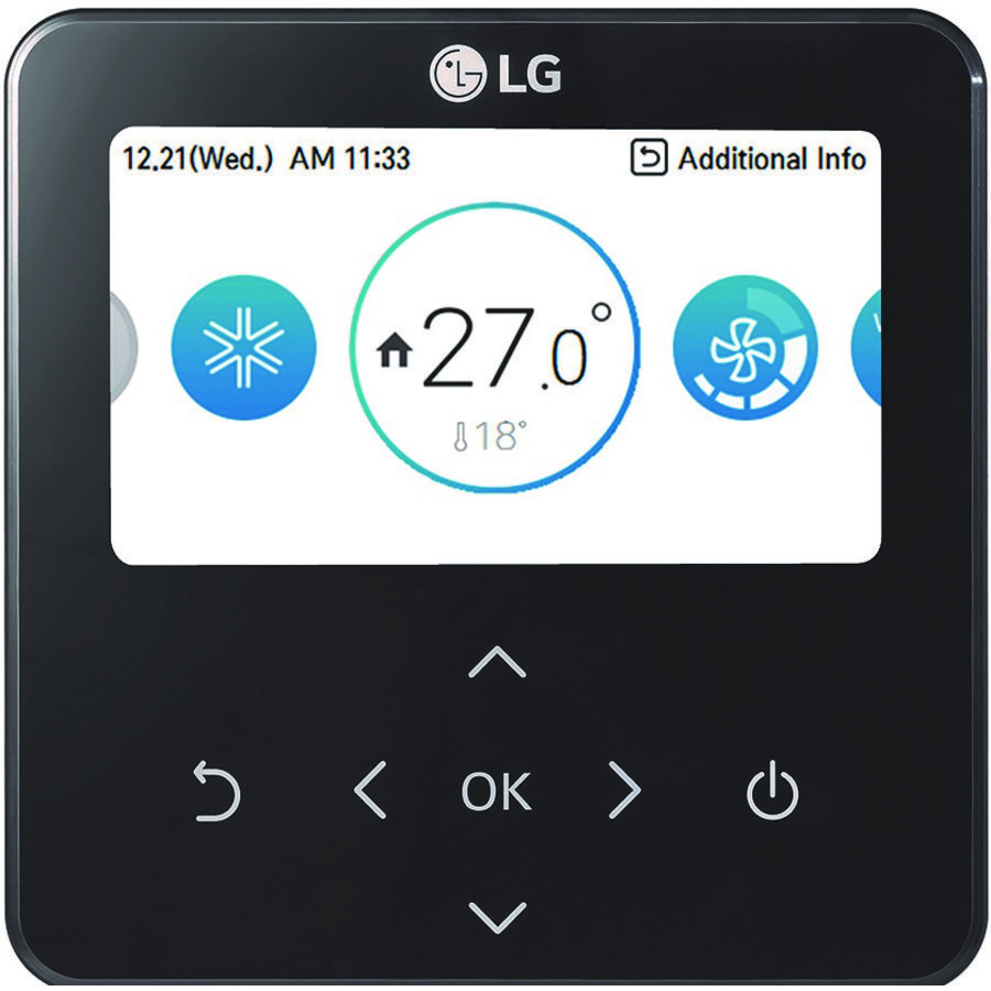 Bedrade afstandsbediening met kleurendisplay RS3 zwart LG