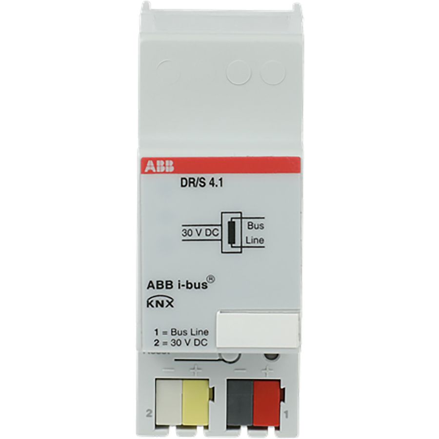 Smoorspoel KNX ontkoppelt de buslijn van de voeding DIN-rail (DR/S 4.1)