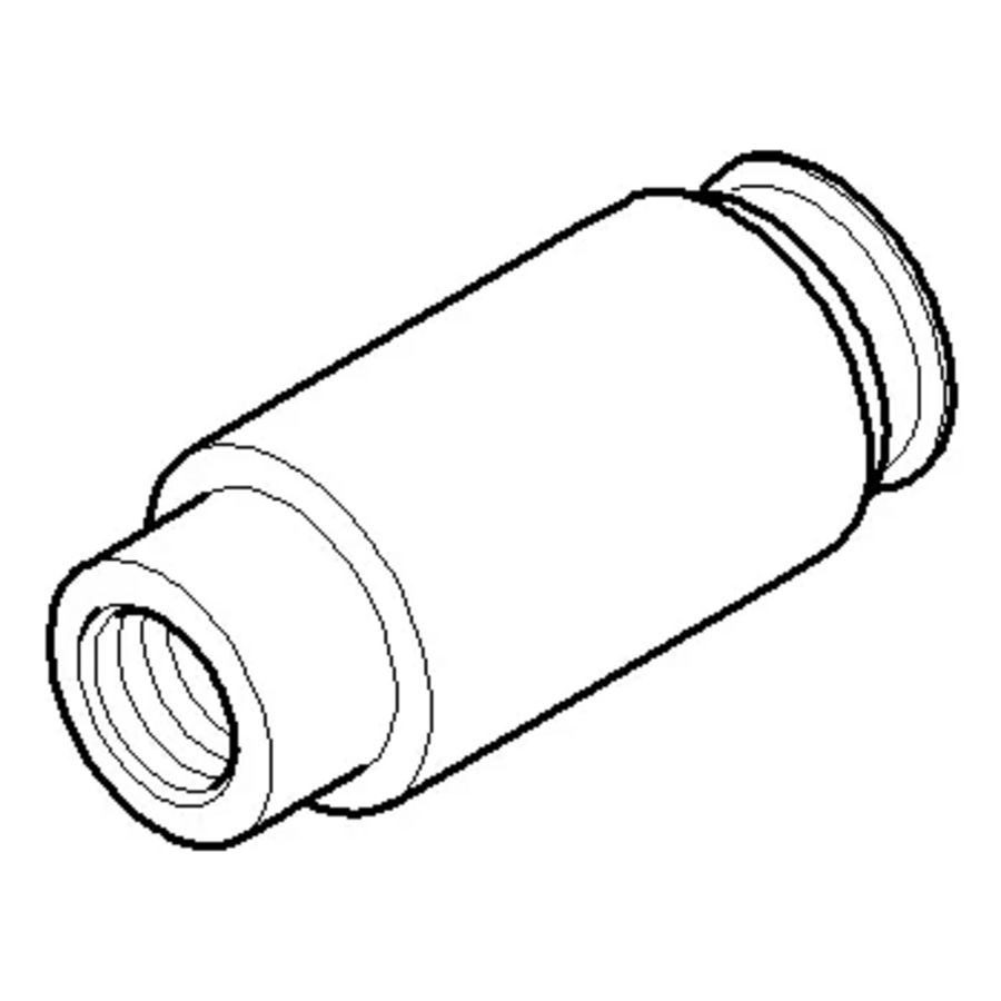 Houder Douchevork 18x42mm chr geborsteld