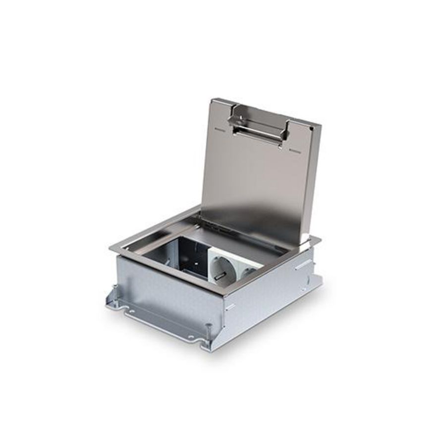 Powerbox150 instort 55mm 2x wandcontactdoos M45 leeg