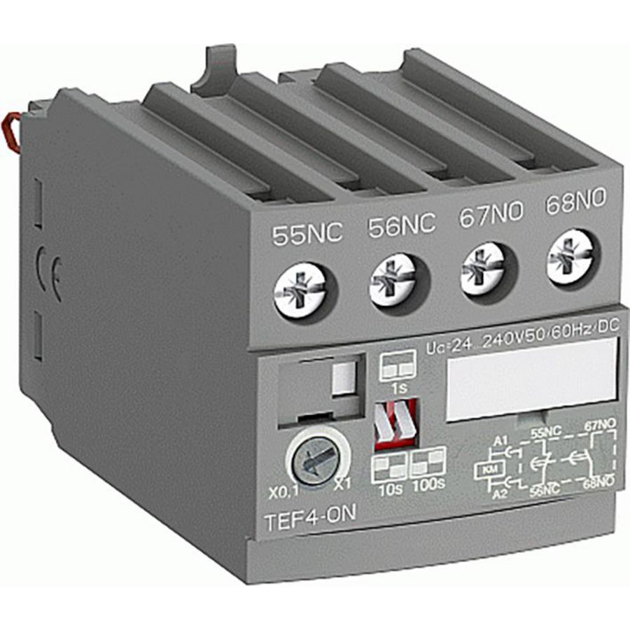 Tijdcontactblok electronisch frontmontage AF09-AF38 NF opk.