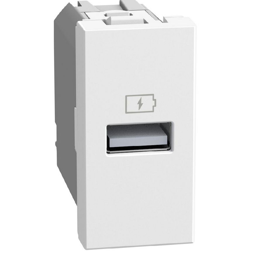 Light Now USB oplader type A - 15W - 1 module - wit