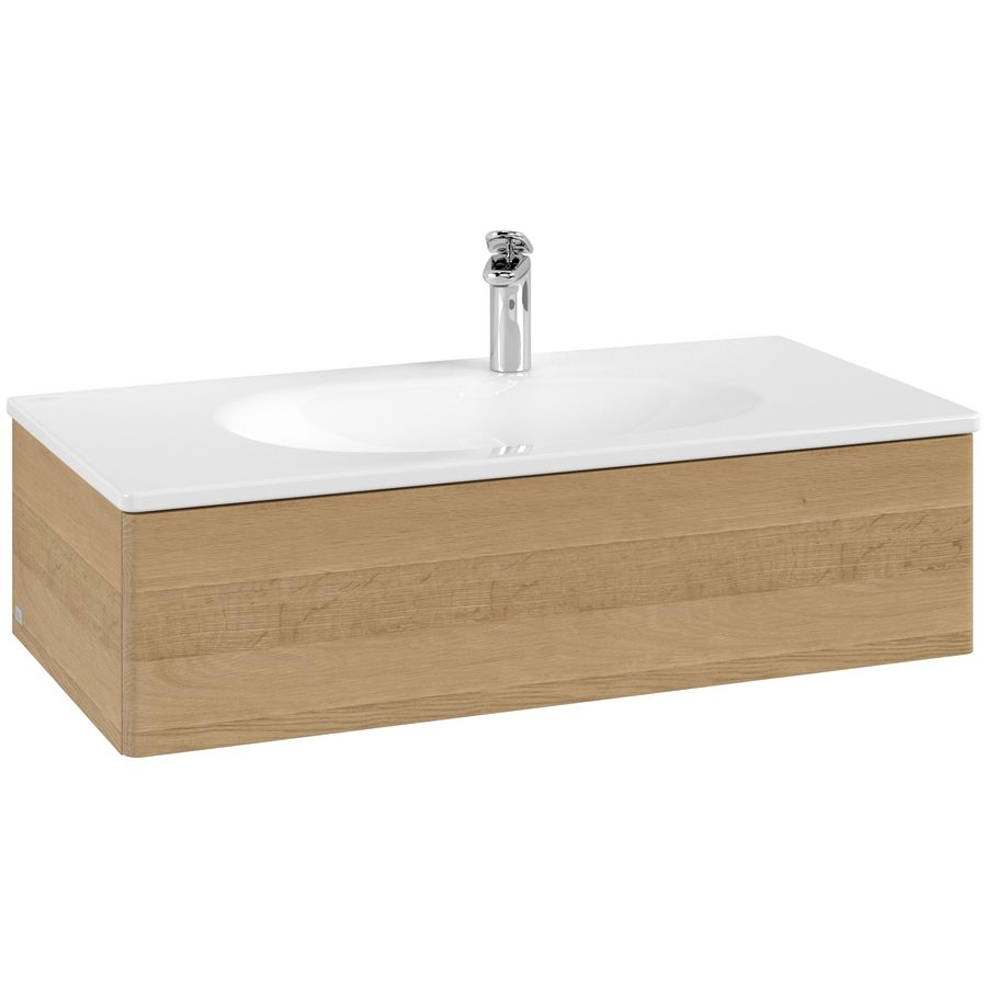 Wastafelonderkast Antao 988x256x493mm Honey Oak L02000HN