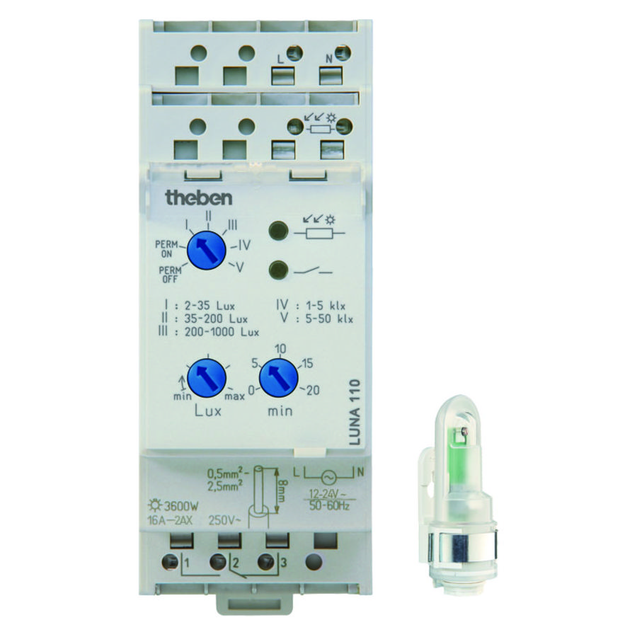 Schemerschakelaar LUNA 110 top2 dig. 24V UC