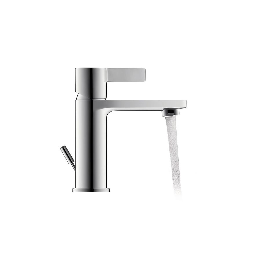 D-Neo wastafelmengkraan FreshStart 1-hendel sprong 94mm chroom incl. aansluitslangen + waste-inrichting