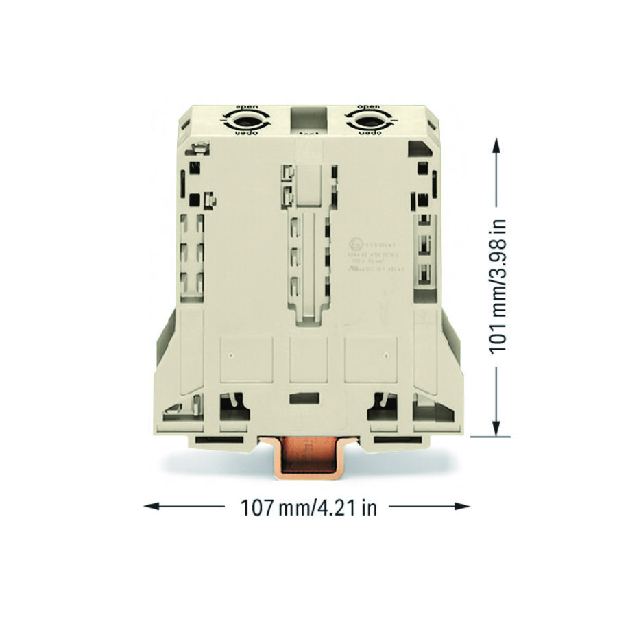 2-draads rijgklem 95mm² Ex e II 285-995 VVE=5