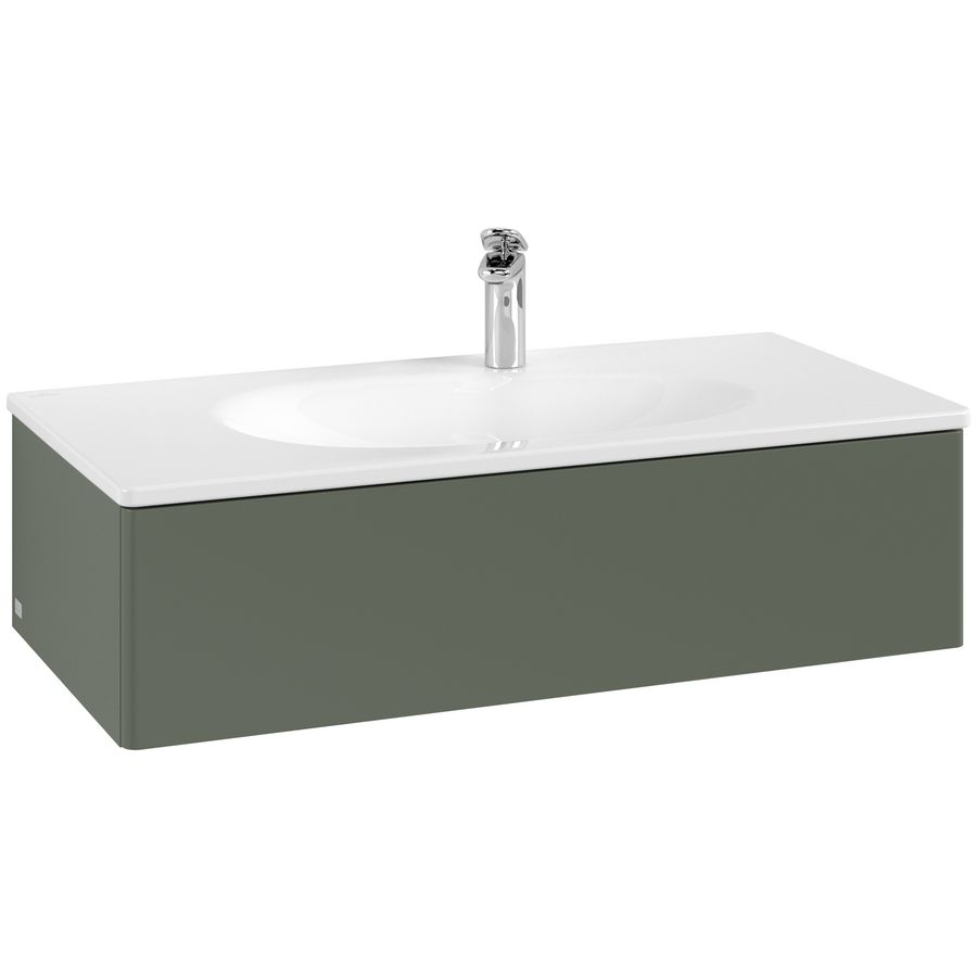 Wastafelonderkast Antao 988x256x493mm L.Green Matt Lacquer L02000HL