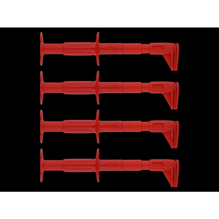 Meetklemmen set S2015 rood