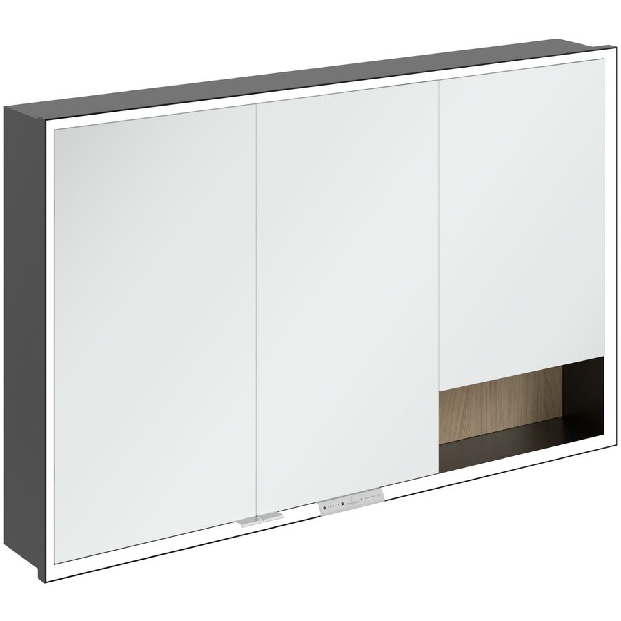 Inbouw-spiegelkast My View+ 1200x750x168mm Nordic Oak