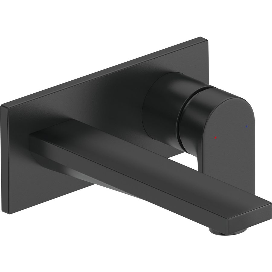 Tulum 1-hendel wastafelmengkraan zw. M inbouw 173x191x88mm