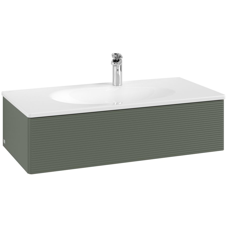 Wastafelonderkast Antao 988x256x493mm L.Green Matt Lacquer L02100HL