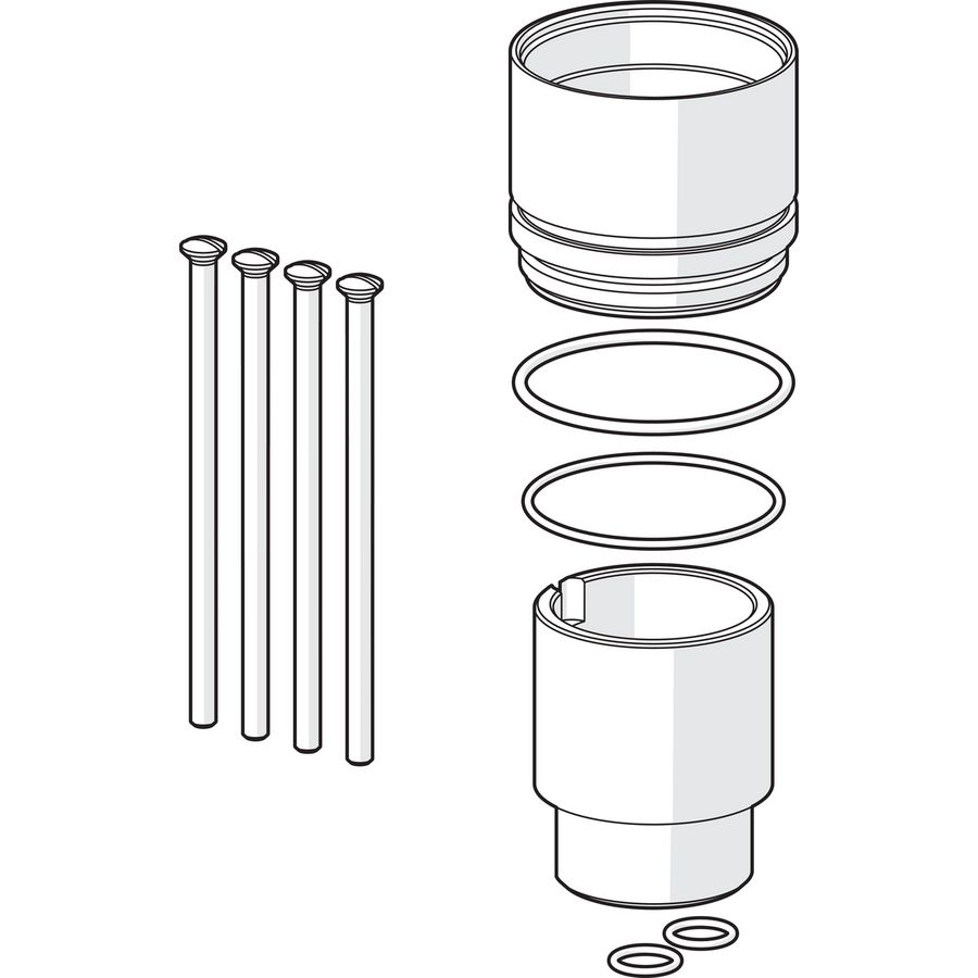 Inbouwverlengstuk kompleet 30 mm 59914626