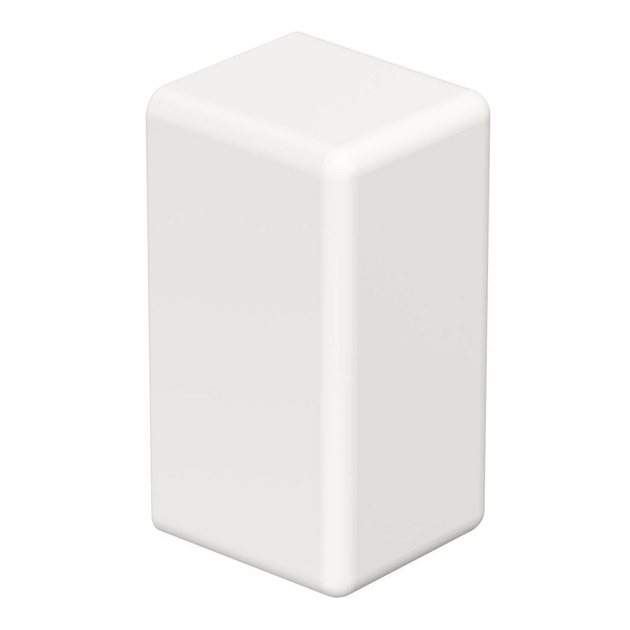 Eindstuk 10x20mm polyvinylchlorid puur wit VVE=10