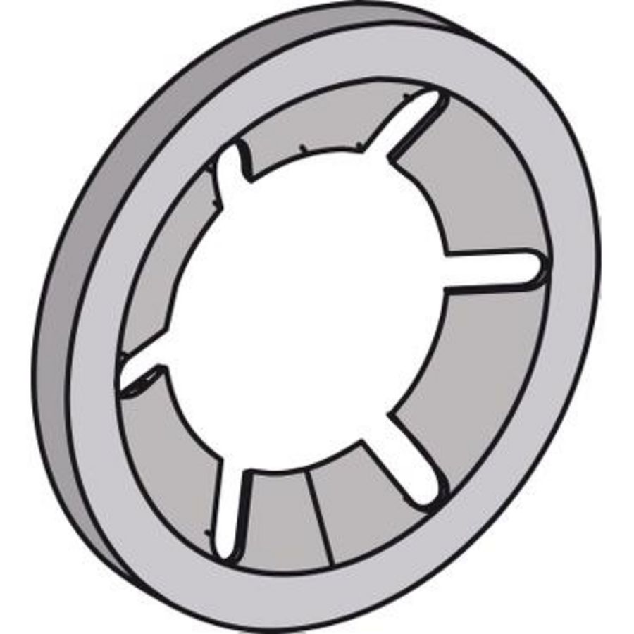 Door locking system toothed washer VVE=20