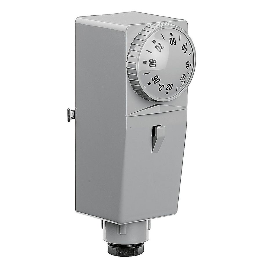 Aanlegthermostaat 20-90°C.