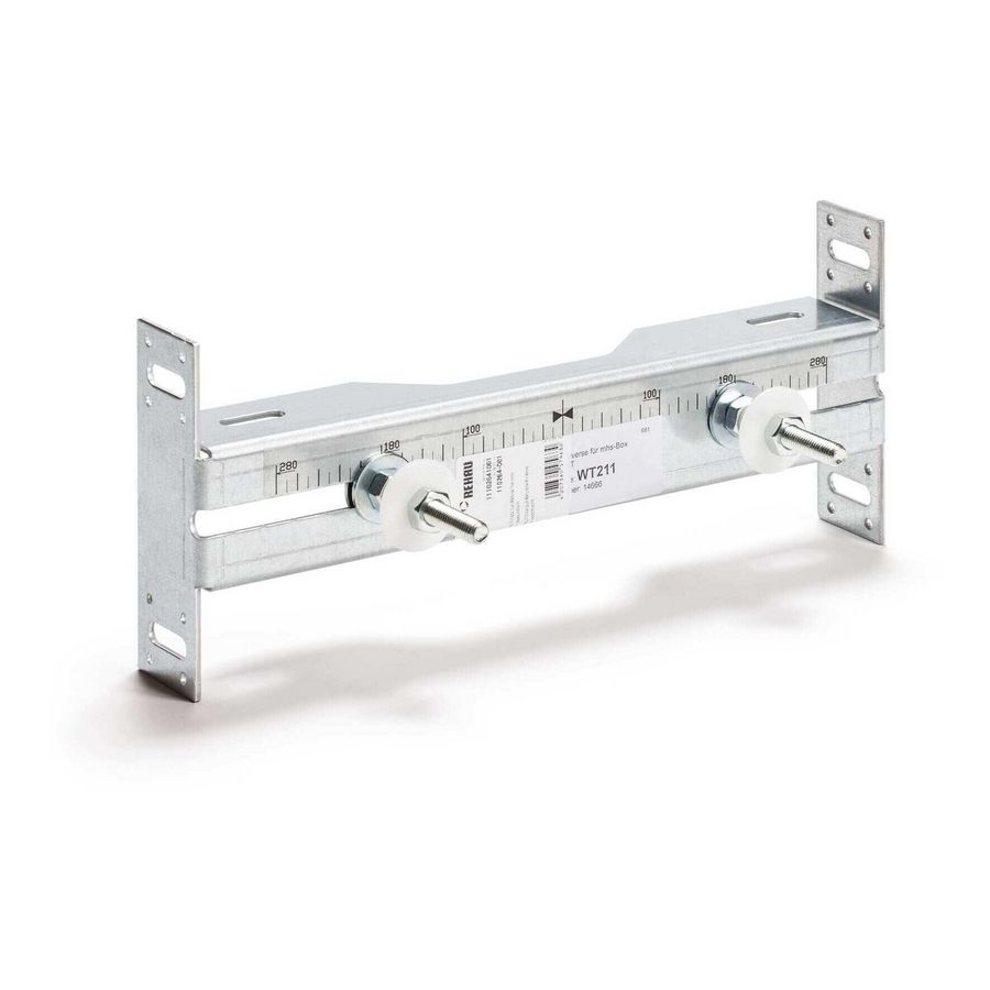 Draagbeugel v. wastafelbevestiging RSB