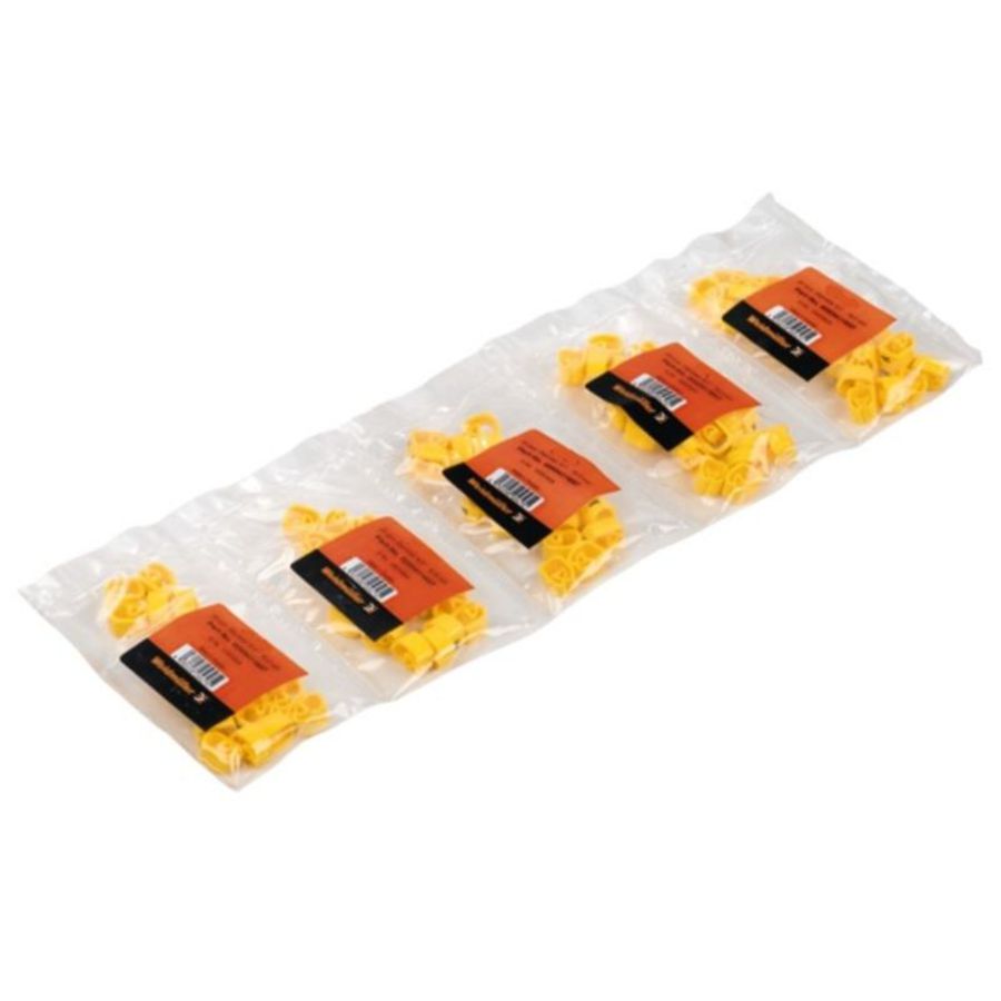Kabelcoderingsyst. geel geleider O.D.2.5-5mm PVC VVE=200