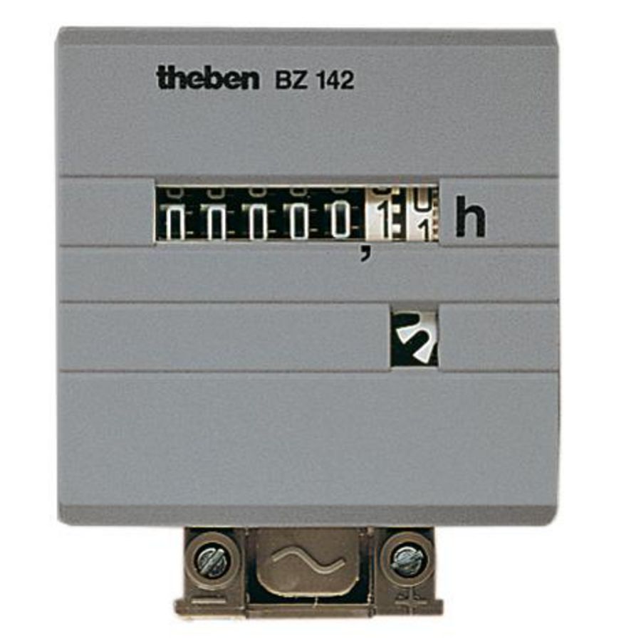 Bedrijfsurenteller BZ 142-3 met steeksokkel 10- 80V DC