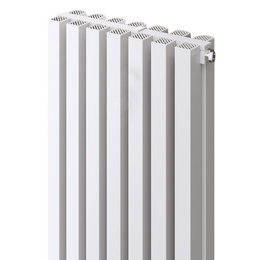 Ledenradiator TONALE 1400/10 h=1434mm aantal leden 10 aluminium RAL9010 wit