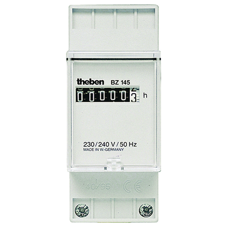 Bedrijfsurenteller BZ 145 inbouw (2 mod) 230V