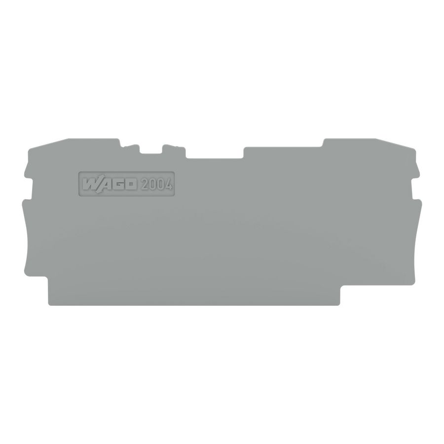 Afsluit- en tussenplaat 1 mm dik grijs VVE=25