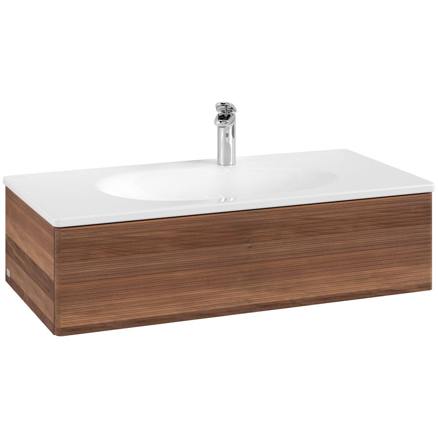 Wastafelonderkast Antao 988x256x493mm Warm Walnut L02100HM
